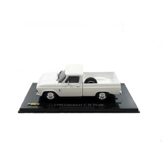 Macheta auto Chevrolet C10 Picape 1980 alb, 1:43 Ixo