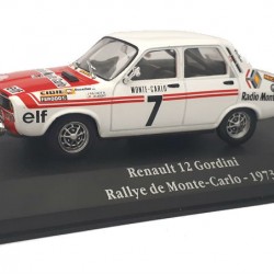 Macheta auto Renault 12 Gordini #7, Rally Monte Carlo 1973, 1:43 Atlas