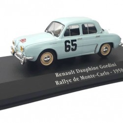 Macheta auto Renault Dauphine Gordini #65 Rally de Monte Carlo 1958, 1:43 Atlas
