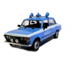 Macheta auto Fiat 125P Milicja Politie 1984, 1:43 Deagostini/Ixo