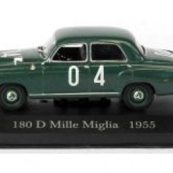 Macheta auto Mercedes Benz 180D W120 N04 MILLE MIGLIA 1955, 1:43 Altaya/Ixo