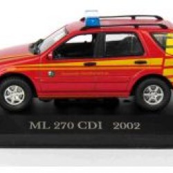 Macheta auto Mercedes Benz ML-Class ML270 CDI Pompieri 2002, 1:43 Altaya/Ixo