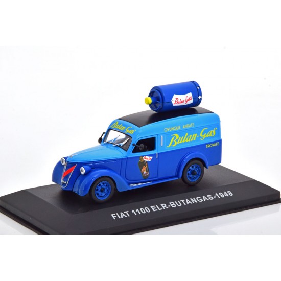 Macheta auto Fiat 1100 ELR Delivery Van Butane Gas 1948, 1:43 Ixo
