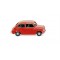 Macheta auto Fiat 600 rosu 1955, 1:87 Wiking