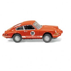 Macheta auto Porsche 911 Coupe portocaliu 1963, 1:87 Wiking