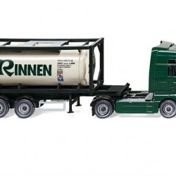 Macheta Camion MAN Euro 5 container Rinnen 2012, 1:87 Wiking