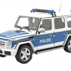 Macheta auto Mercedes Benz G63 (W463) Politie 2015, 1:18 iScale
