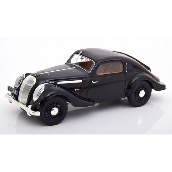 Macheta auto Skoda Popular Monte Carlo 1934 negru, 1:18 iScale