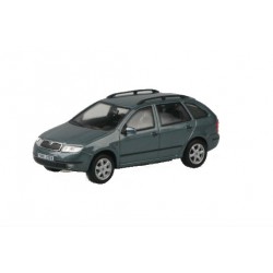 Macheta auto Skoda Fabia Combi gri metalizat, 1:43 Abrex