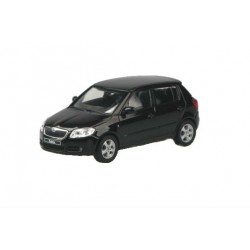 Macheta auto Skoda Fabia II negru, 1:43 Abrex