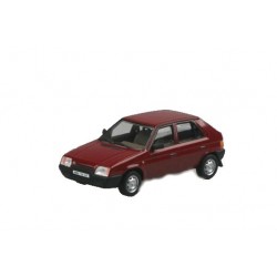 Macheta auto Skoda Favorit 136L 1987 rosu, 1:43 Abrex