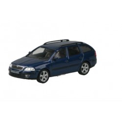 Macheta auto Skoda Octavia Combi 2004 albastru, 1:43 Abrex Junior