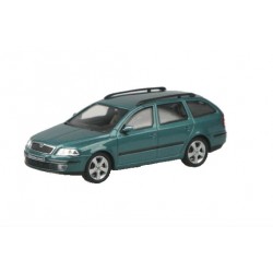 Macheta auto Skoda Octavia Combi 2004 verde, 1:43 Abrex Junior