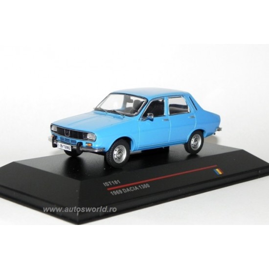 Macheta auto Dacia 1300 blue, 1:43 IST Models