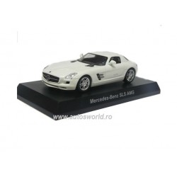 Mercedes Benz SLS AMG alb, 1:64 Kyosho
