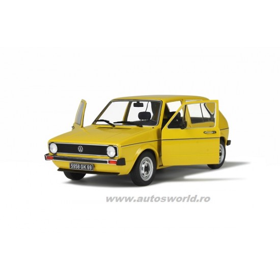 Volkswagen Golf CL galben, 1:18 Solido